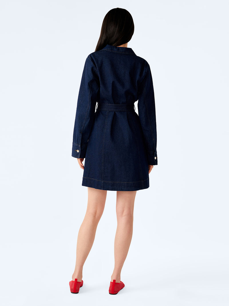 Vera Dress in Indigo
