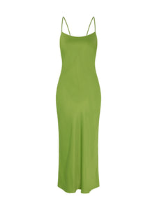 Walsh Slip Dress in Green