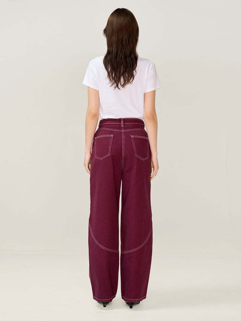 Zola Jean in Burgundy
