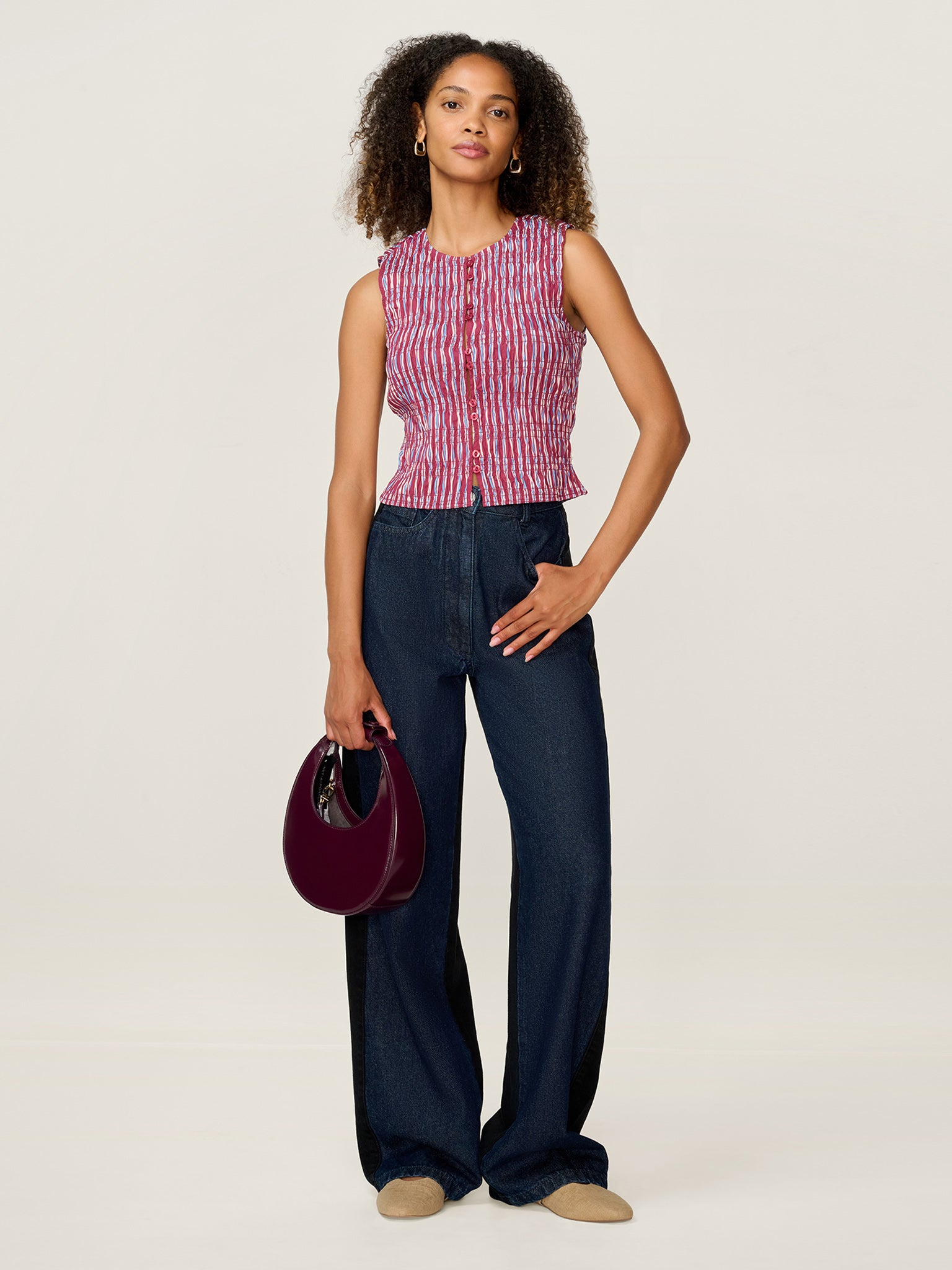 Alana Top in Stripe | OMNES | Ethical & Affordable Clothing