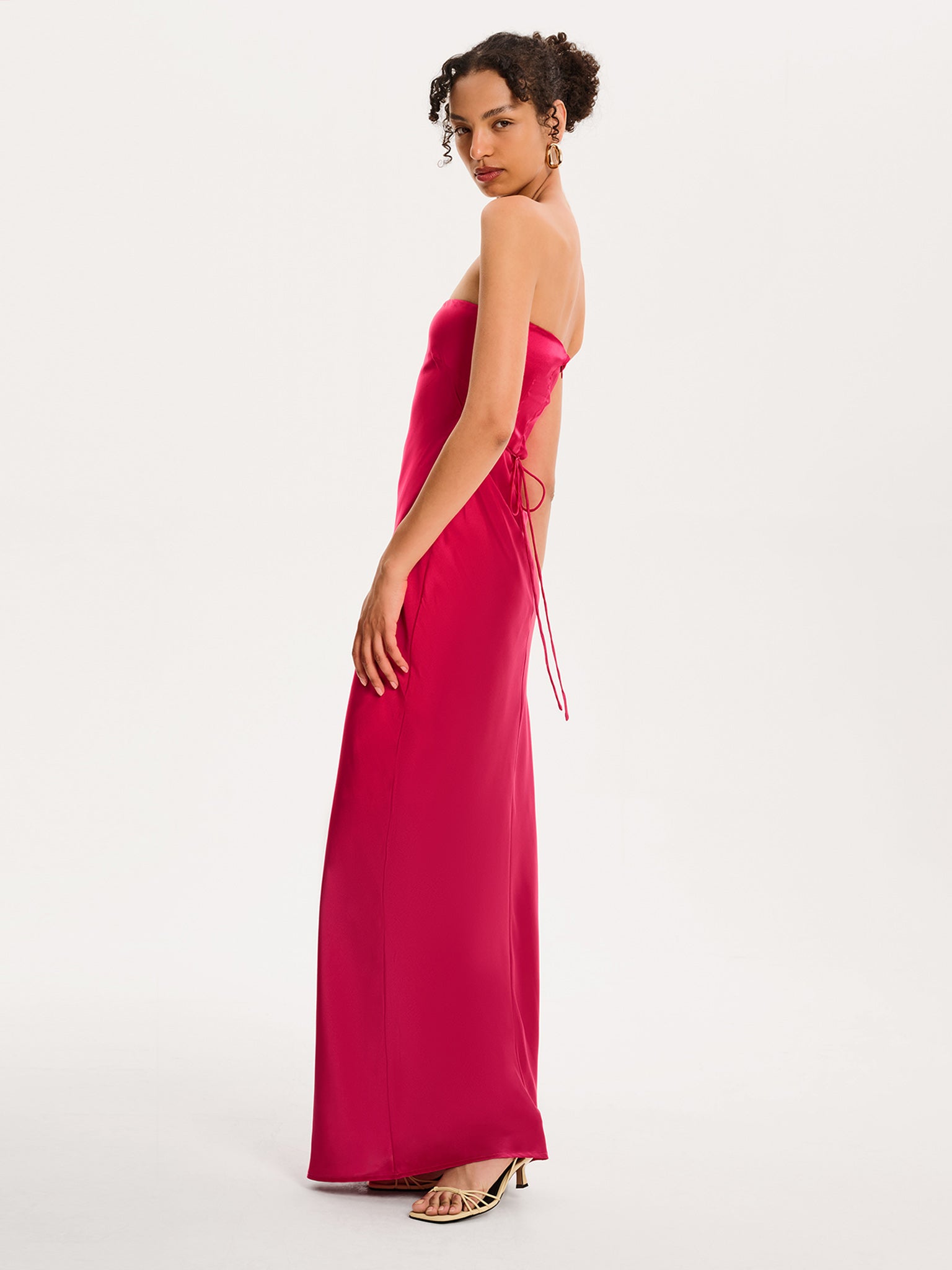 Amdra Maxi Dress in Magenta - 18 Amdra Maxi Dress in Magenta - 18