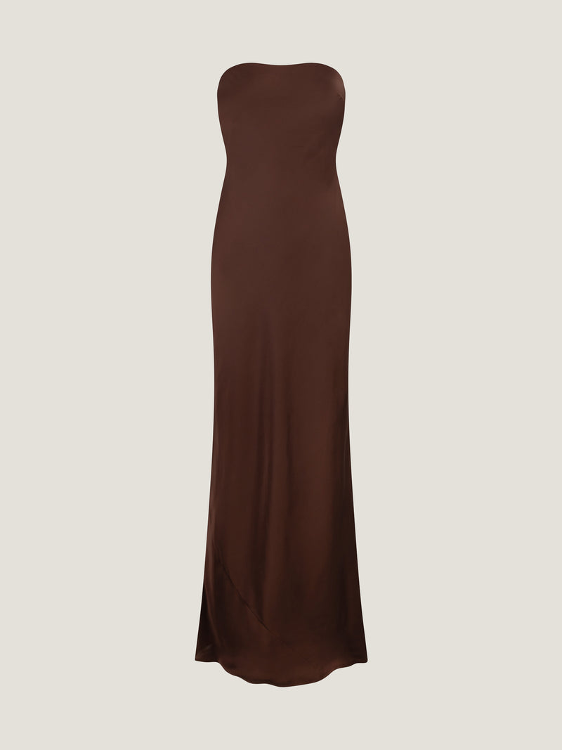 Amdra Dress in Chocolate