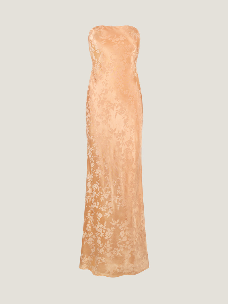 Amdra Jacquard Dress in Prairie Sunset