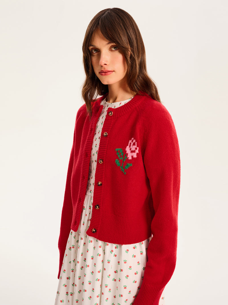 August Rose Cardigan
