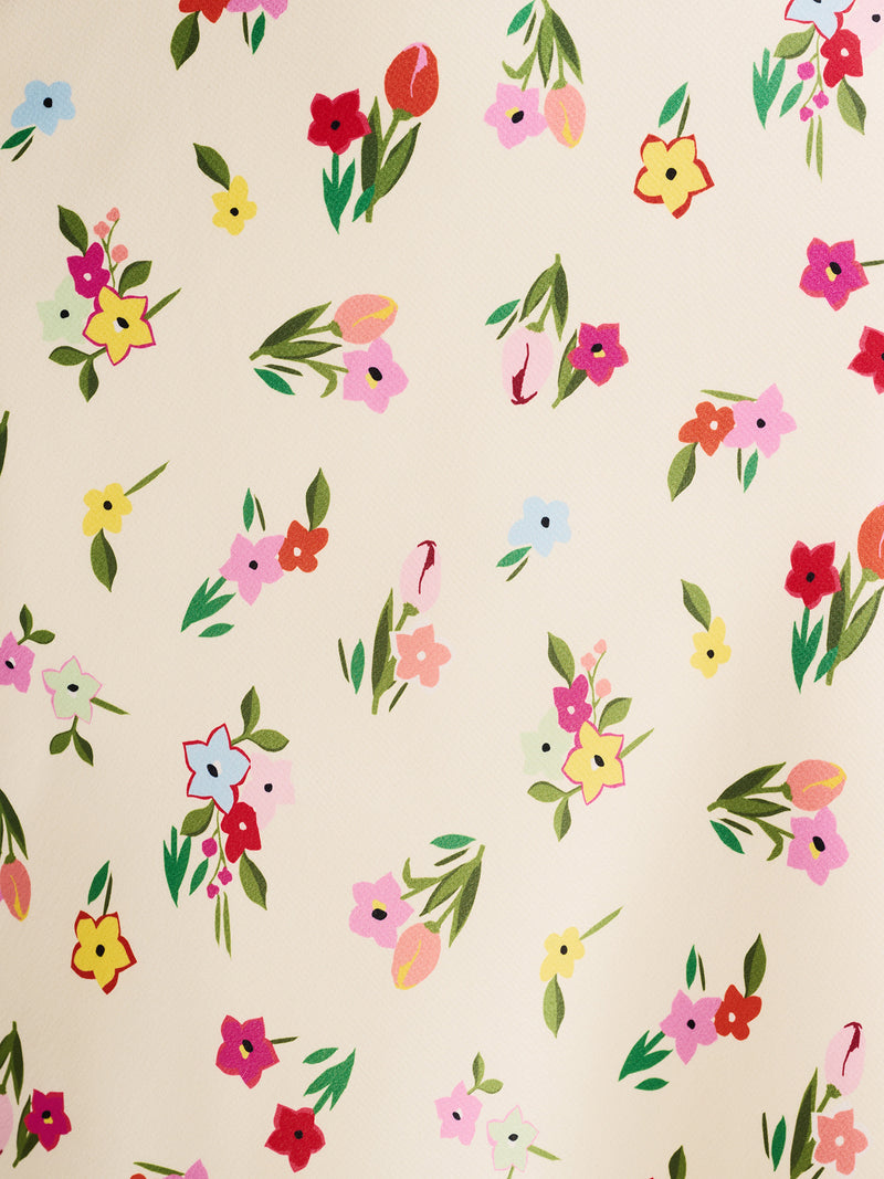 Belle Dress  in Yellow Floral