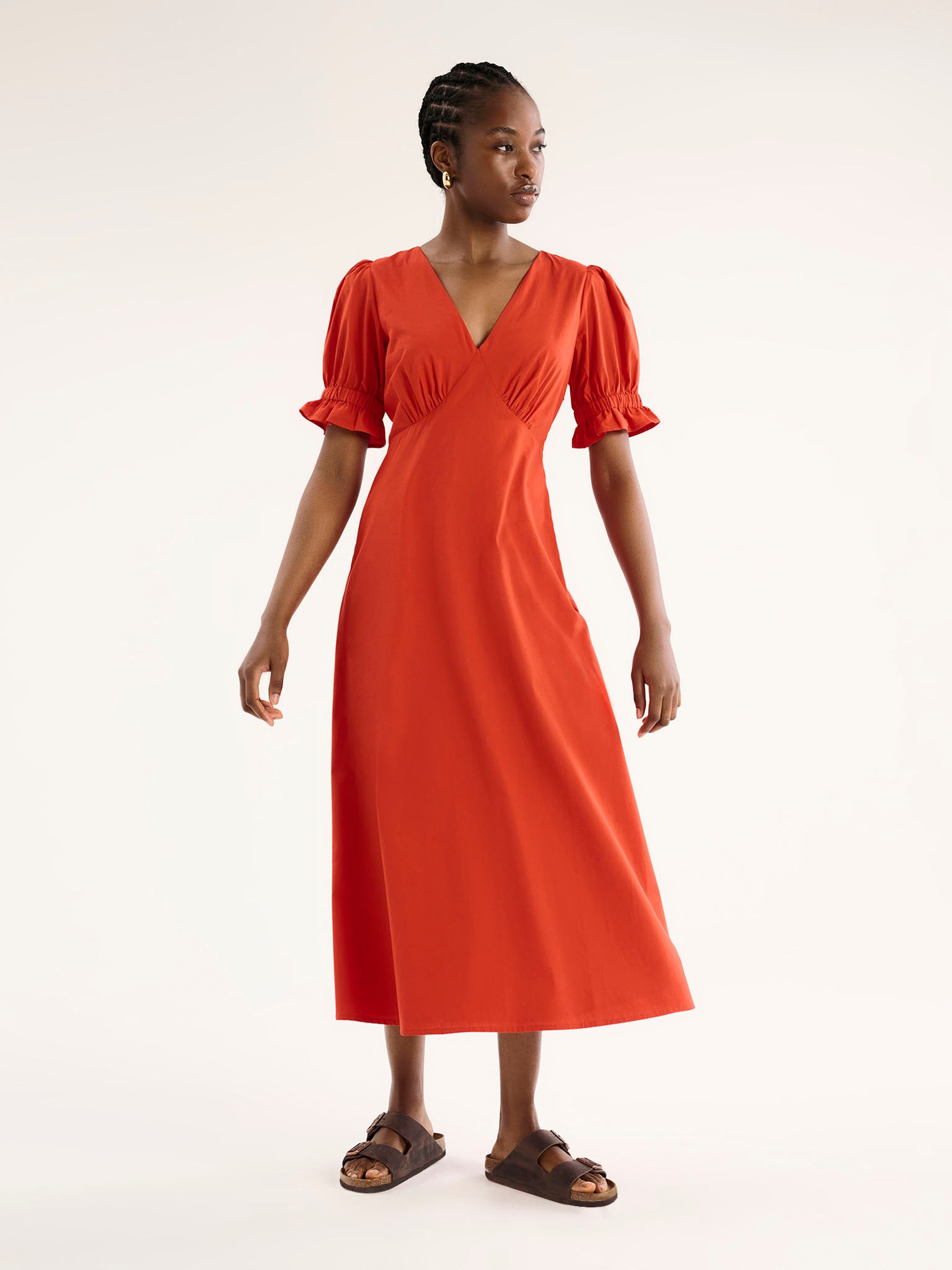 beverly midi dress Beverly Floral Tie Shoulder Midi Dress by Girl In Mind