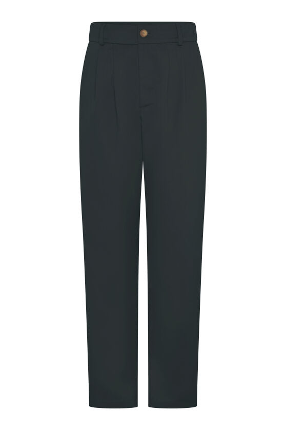 Cinnamon Relaxed Trousers in Black