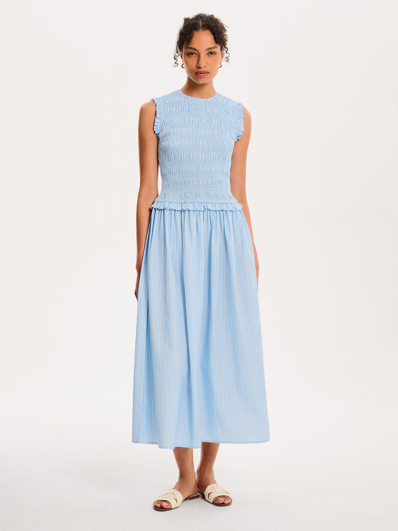 Blaire Dress in Light Blue