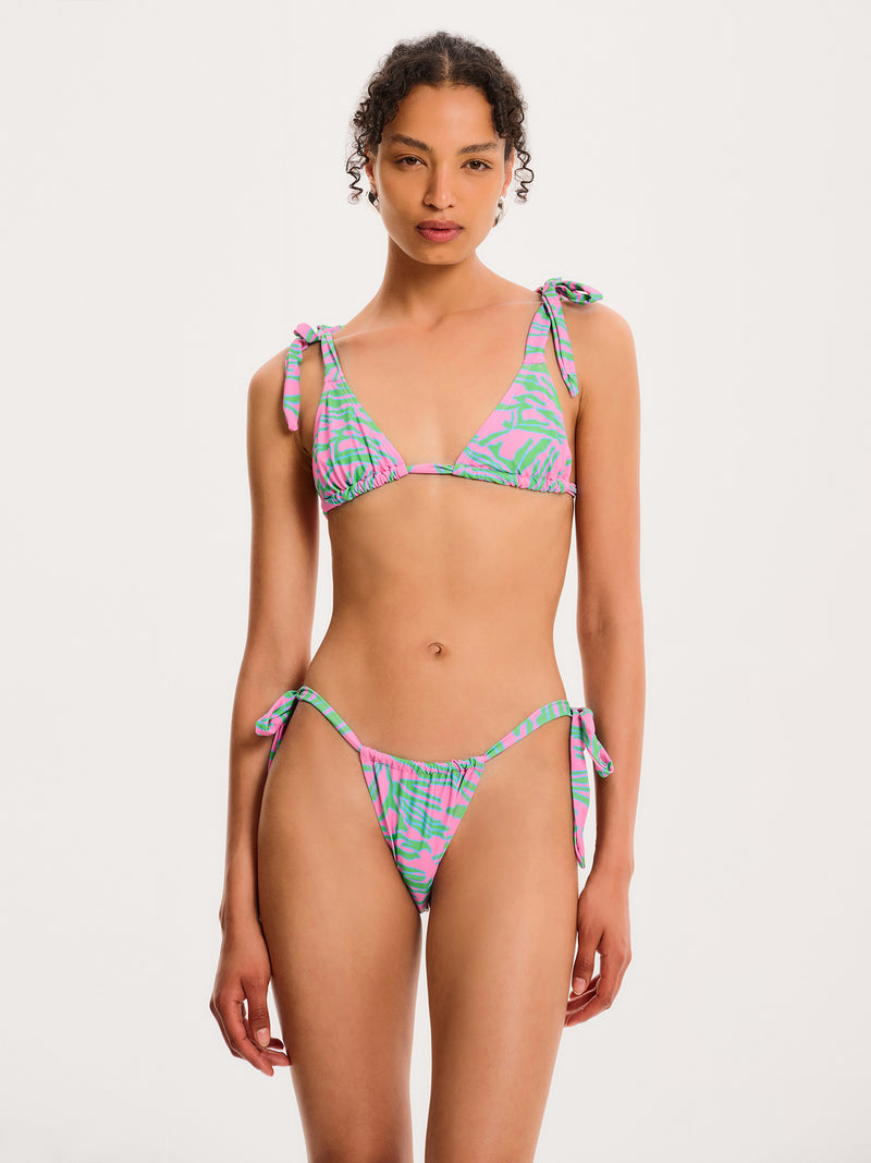 Ayla Tiger Print Bikini Bottom