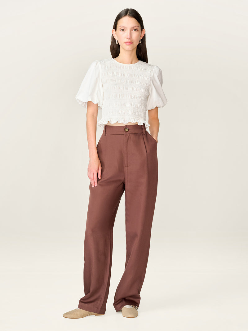Cinnamon Trouser in Chocolate
