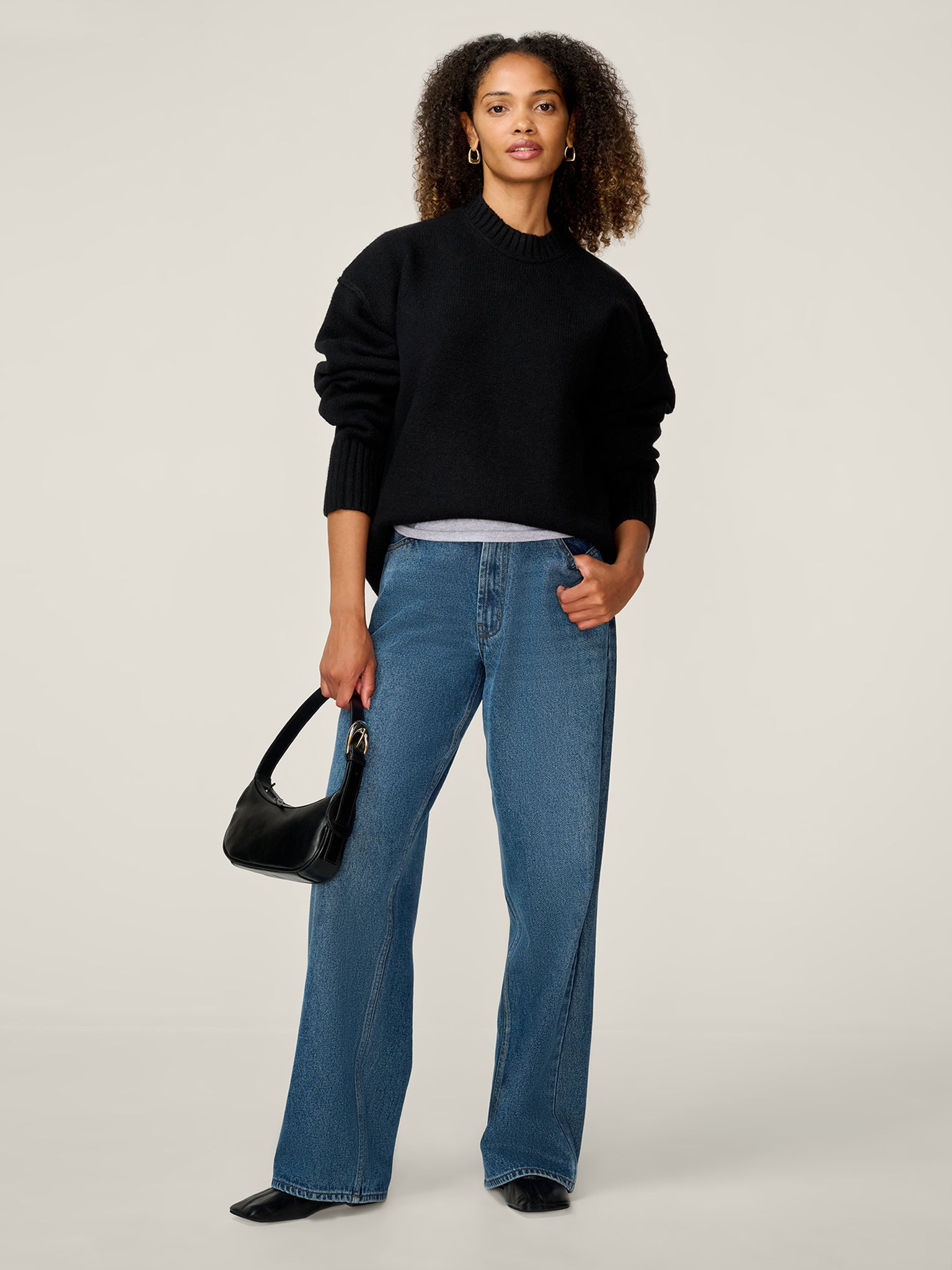 Clementine Jumper in Black – OMNES Clementine Jumper in Black – OMNES