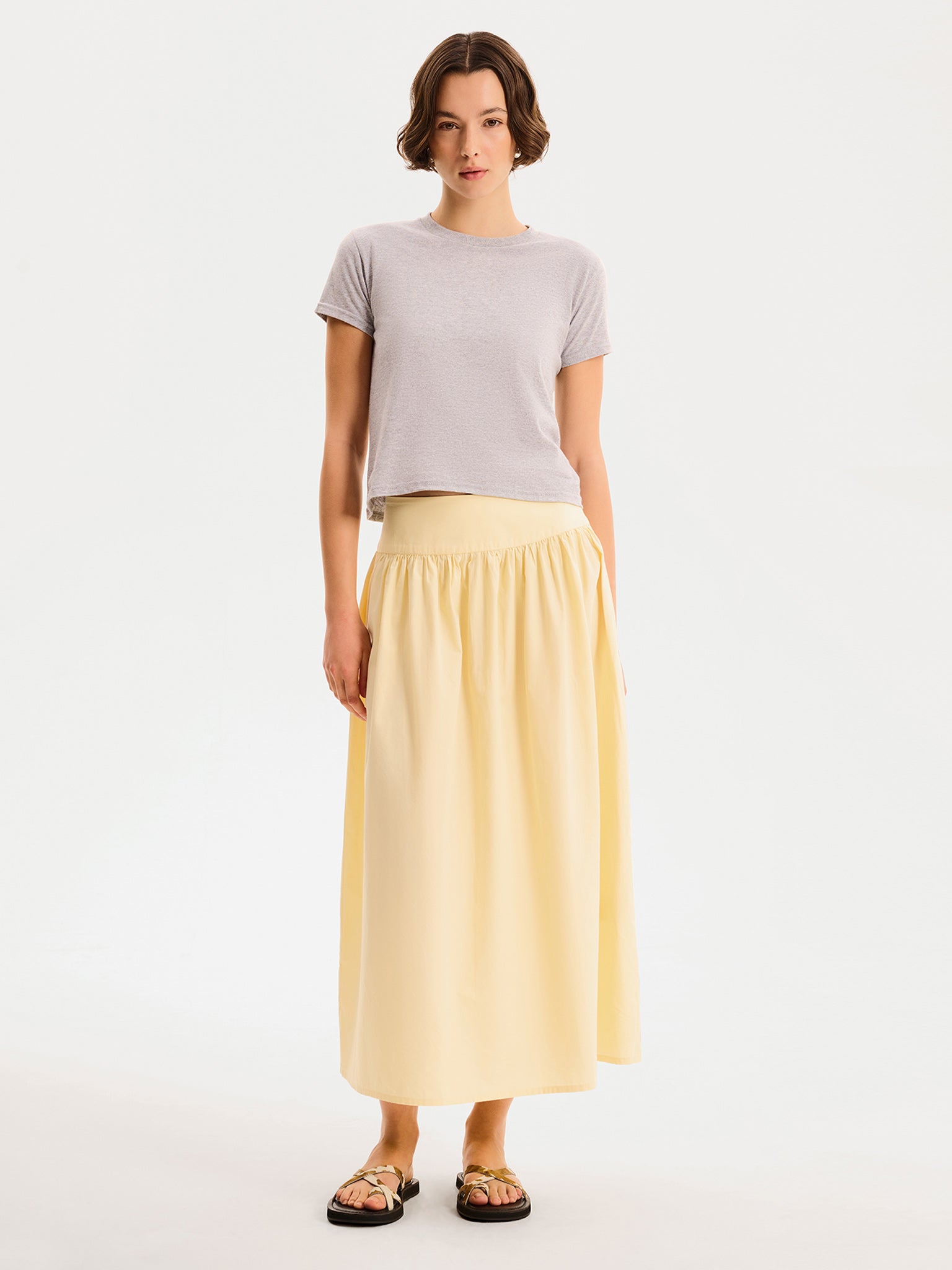 Darcie Skirt in Butter Yellow – OMNES1