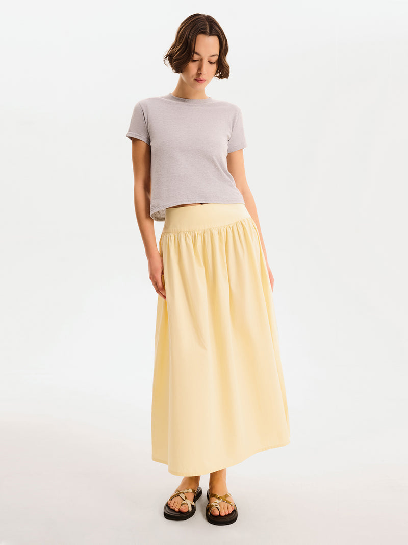 Darcie Skirt in Butter Yellow