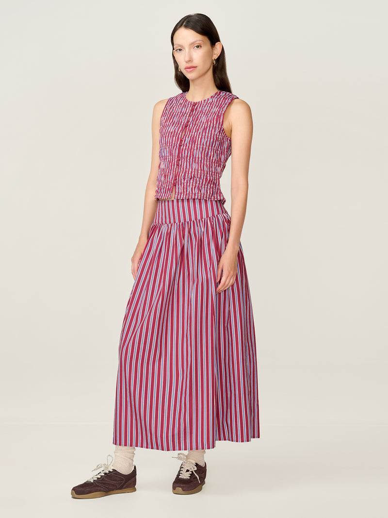 Darcie Skirt in Stripe
