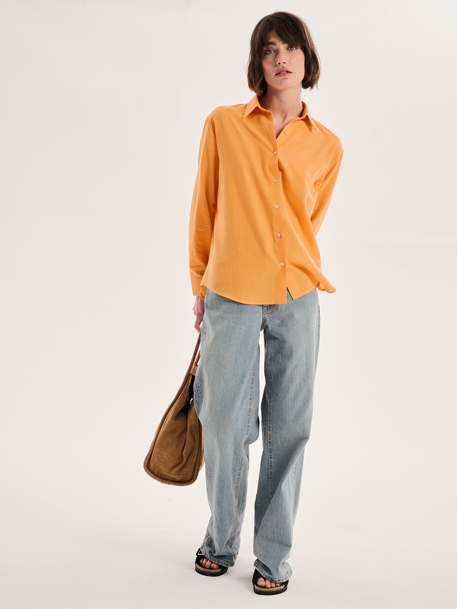 Evie Linen Oversized Shirt