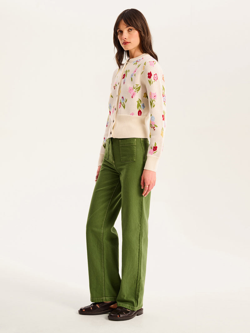 Flynn Floral Cardigan