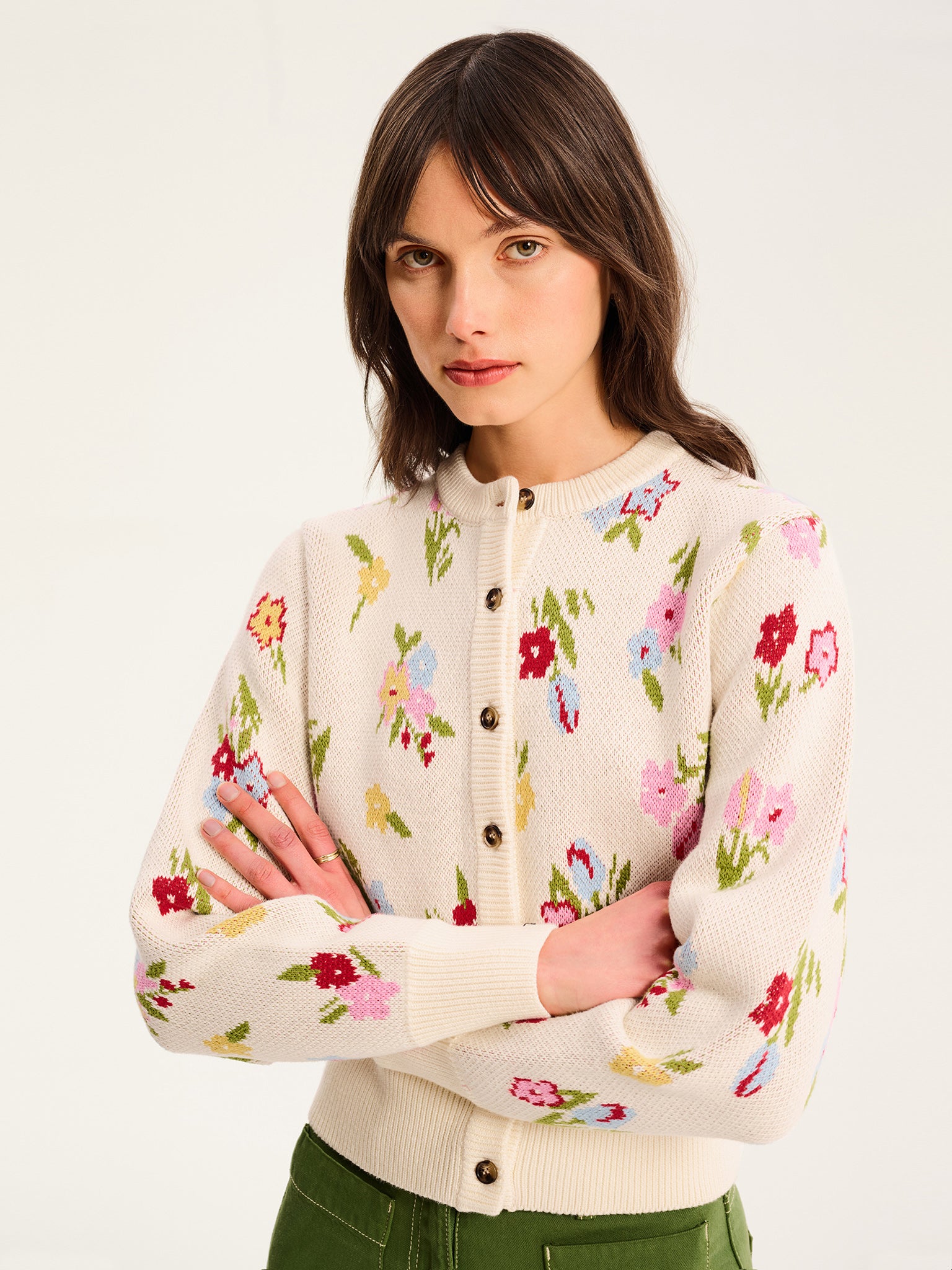 Flynn Floral Cardigan | OMNES | Knitwear | Sustainable