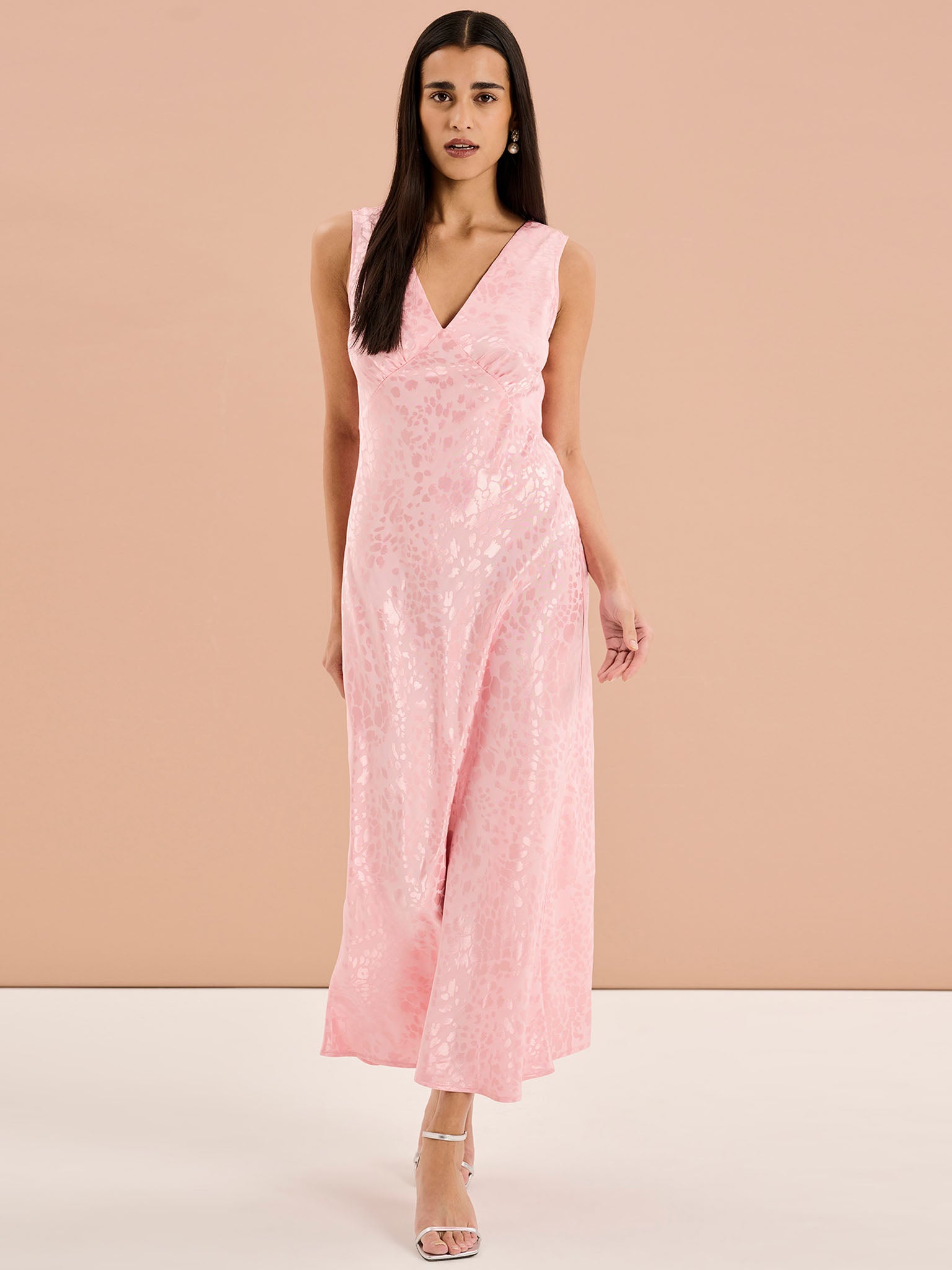 black mini dress flare sleeves Iris Maxi Dress in Pink | OMNES | Ethical & Affordable Clothing