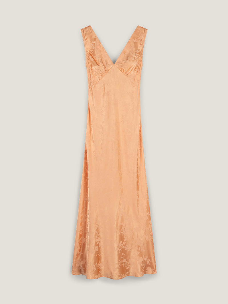 Iris Jacquard Dress in Prairie Sunset