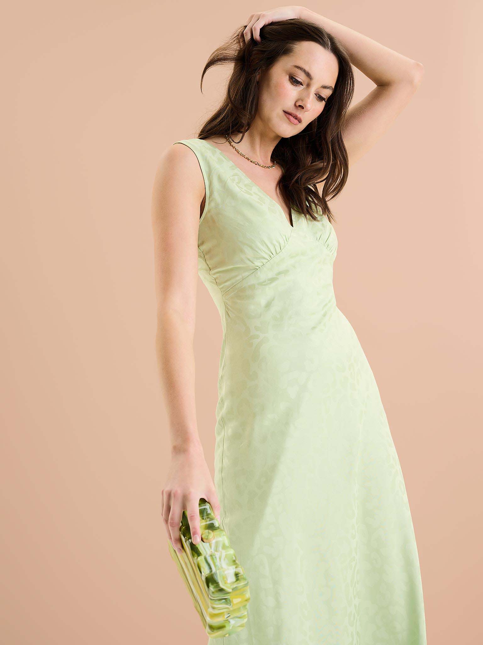 Iris Maxi Dress in Pistachio Green | OMNES | Ethical & Affordable Clothing | Shop Women's Dresses Iris Maxi Dress in Pistachio Green | OMNES | Ethical & Affordable Clothing | Shop Women's Dresses