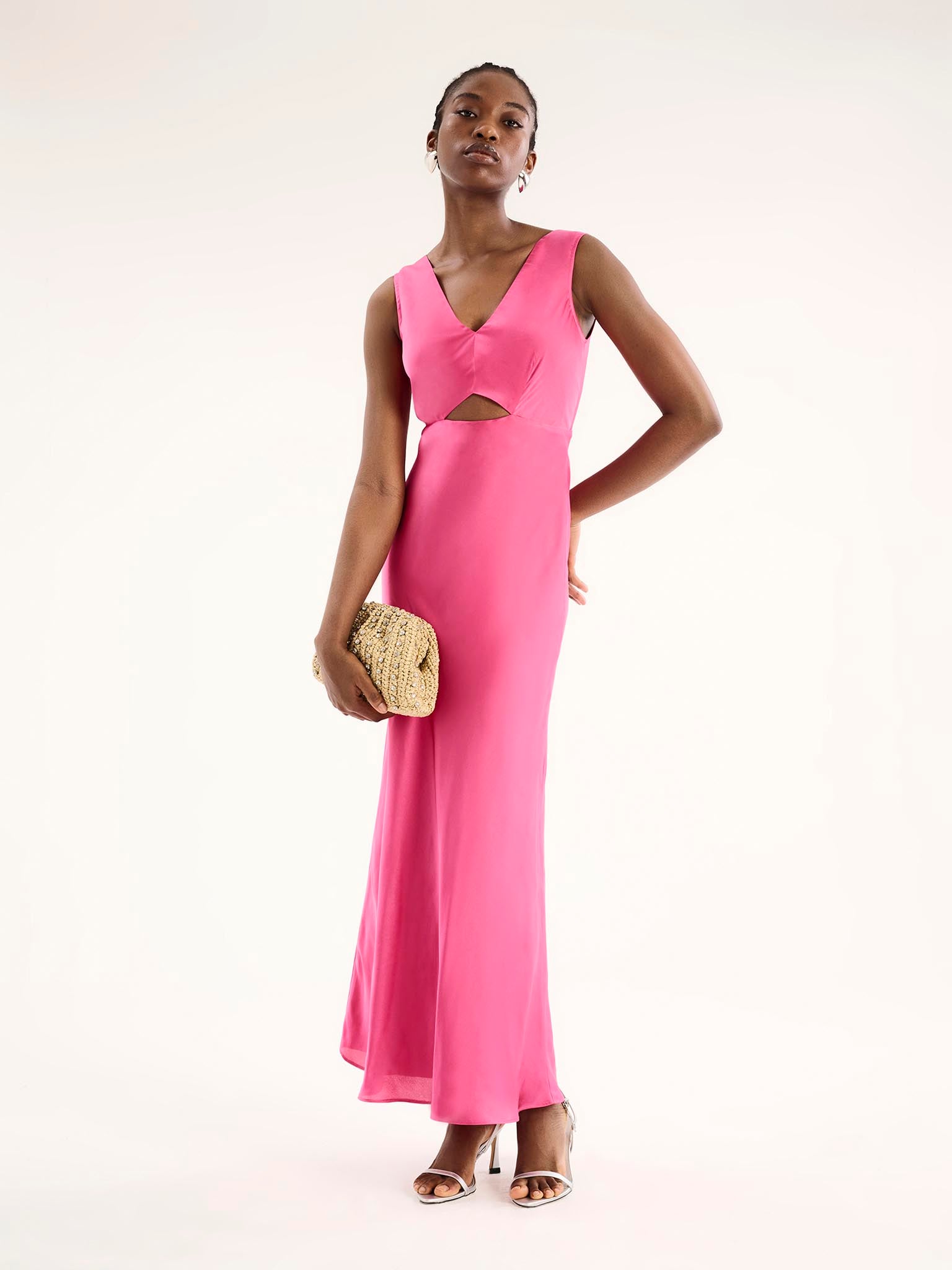 cerise maxi dress Azazie Plus Size Maxi Floor-Length Dresses A-Line Wedding Guest Dresses Square Mocha Coco