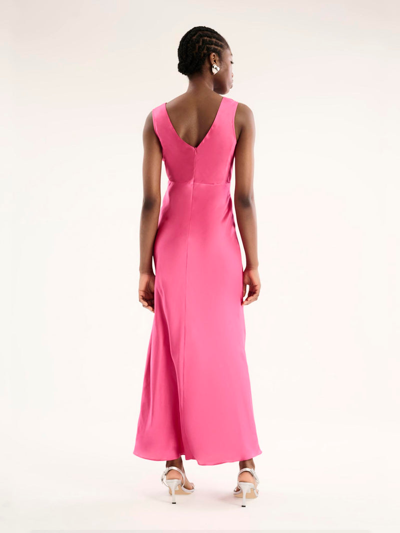 Ivida Dress in Cerise