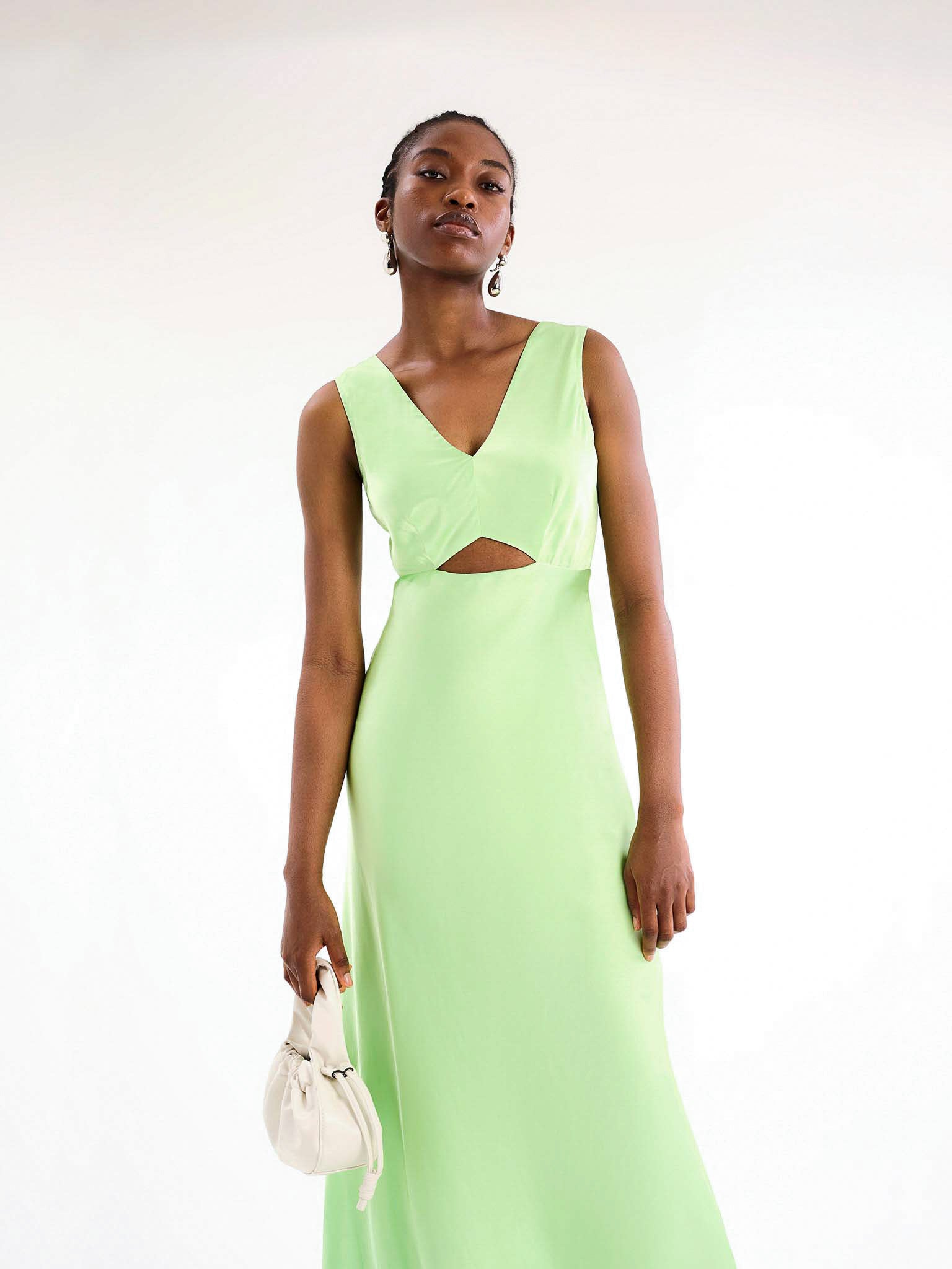 Ivida Dress in Pistachio | OMNES | Ethical & Affordable Clothing | Shop Women's Dresses Ivida Dress in Pistachio | OMNES | Ethical & Affordable Clothing | Shop Women's Dresses