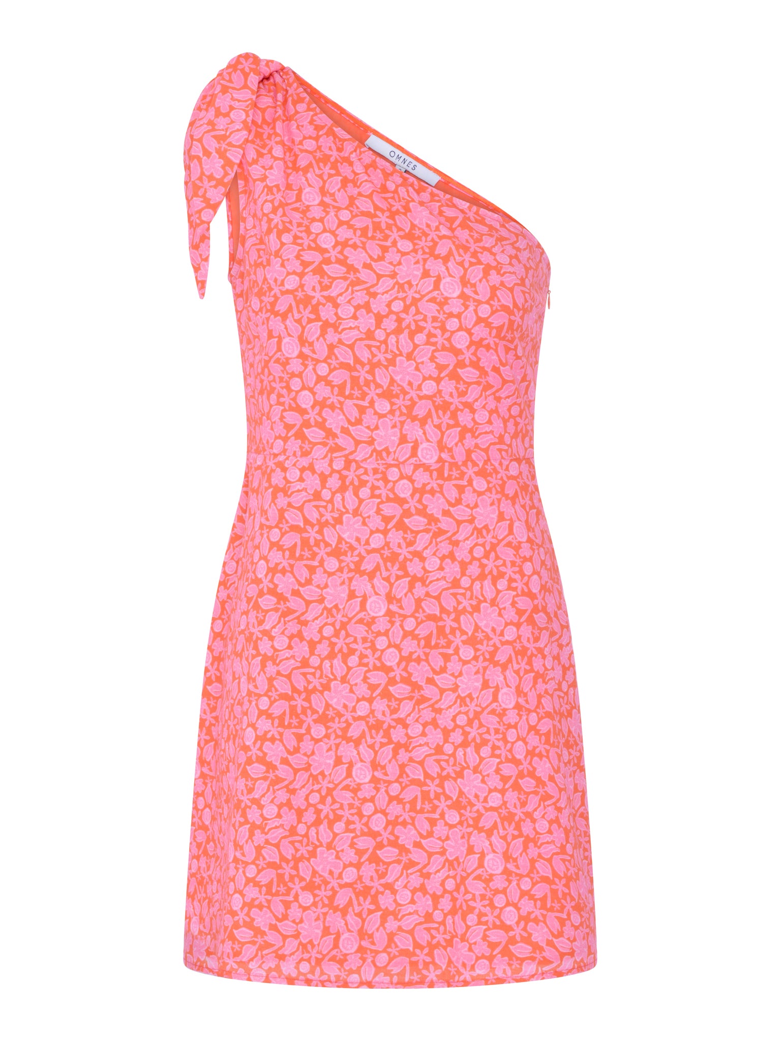 Kailani One Shoulder Mini Dress in Floral Print | OMNES | Ethical & Affordable Clothing Kailani One Shoulder Mini Dress in Floral Print | OMNES | Ethical & Affordable Clothing