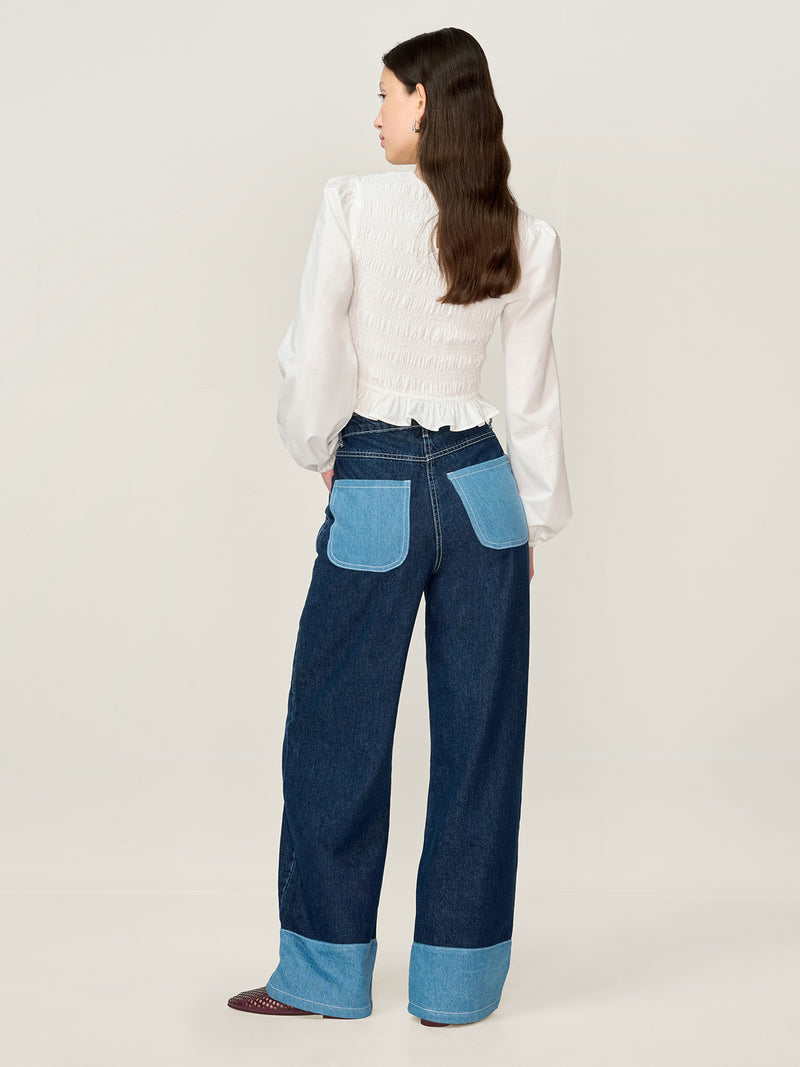 Kaloppe Top in White