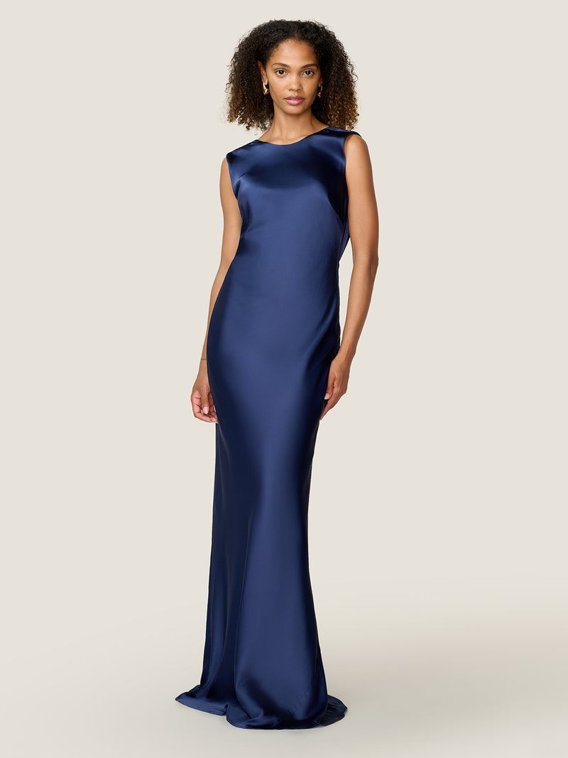 Lara Dress in Patriot Blue
