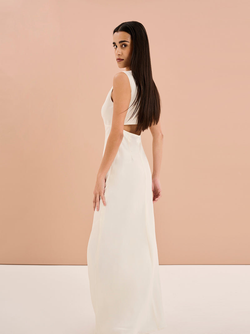 Marilyn Dress in Ivory