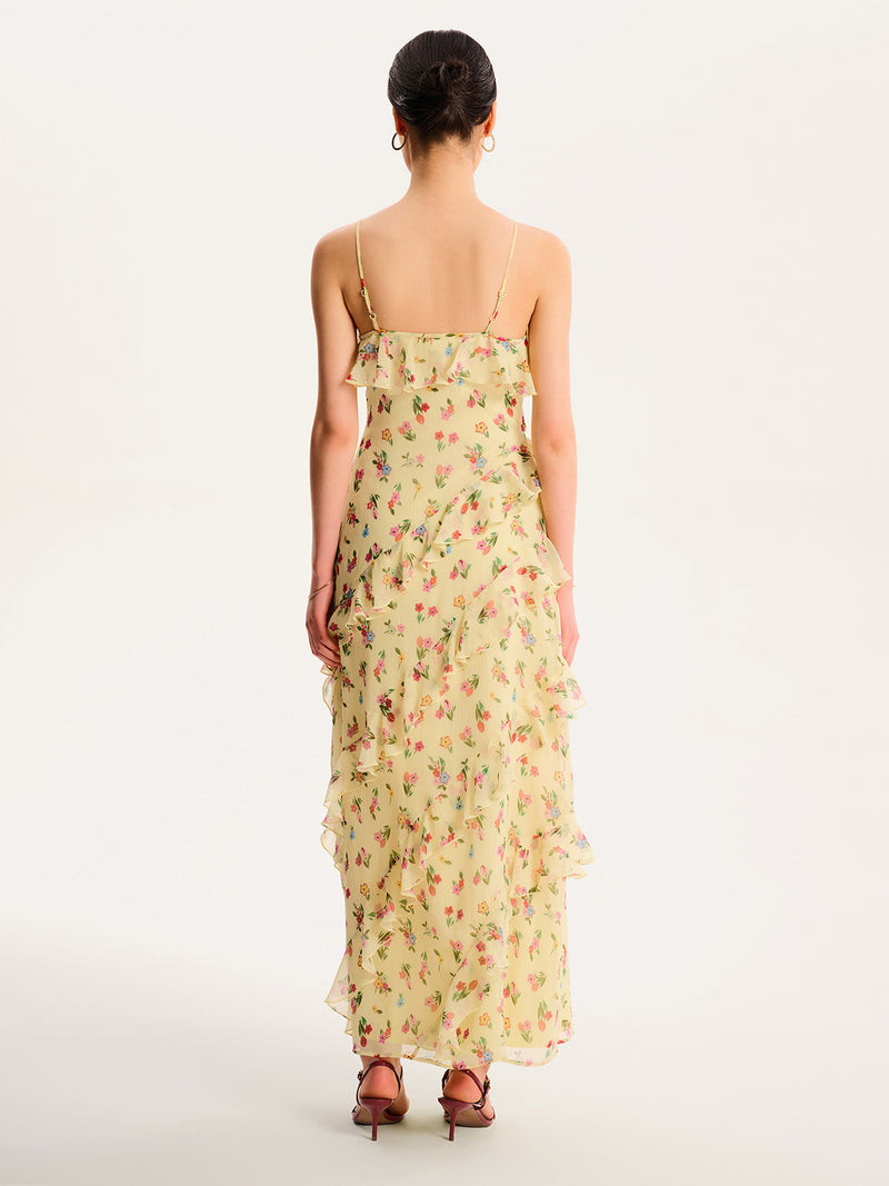 Missy Dress in Floral Yellow