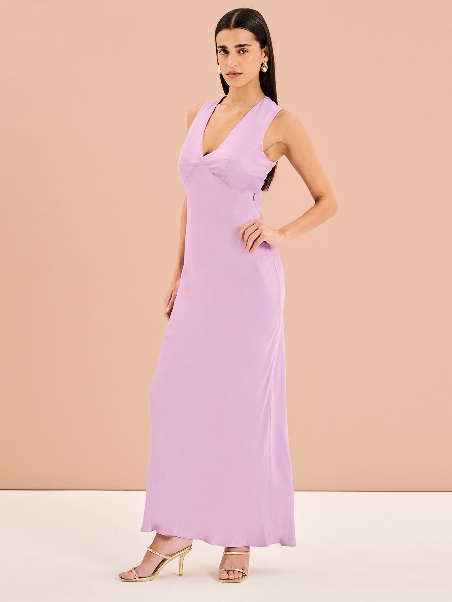 Nova Tie Back Dress in Lilac | OMNES | Ethical & Affordable Clothing | Shop Women's Dresses Nova Tie Back Dress in Lilac | OMNES | Ethical & Affordable Clothing | Shop Women's Dresses