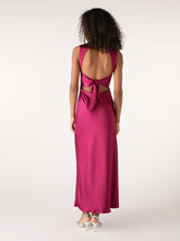 Load image into Gallery viewer, Nova Tie Back Dress in Magenta