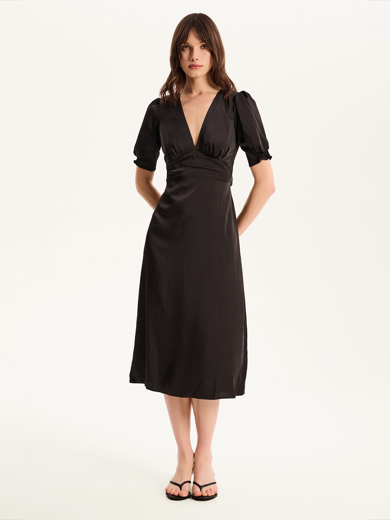 Odette Dress in Magenta OMNES Odette Dress in Magenta OMNES
