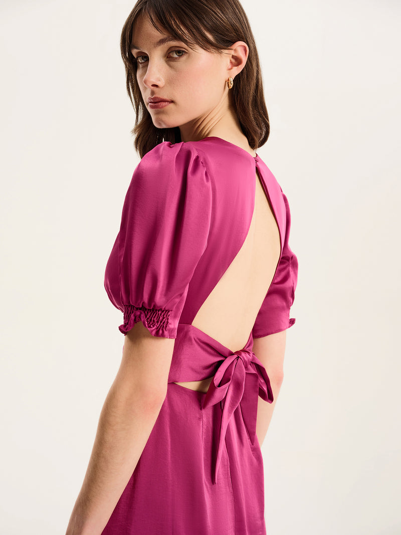 Magenta Dresses L Mini Midi Maxi Magenta Dresses OMNES Magenta Dresses L Mini Midi Maxi Magenta Dresses OMNES
