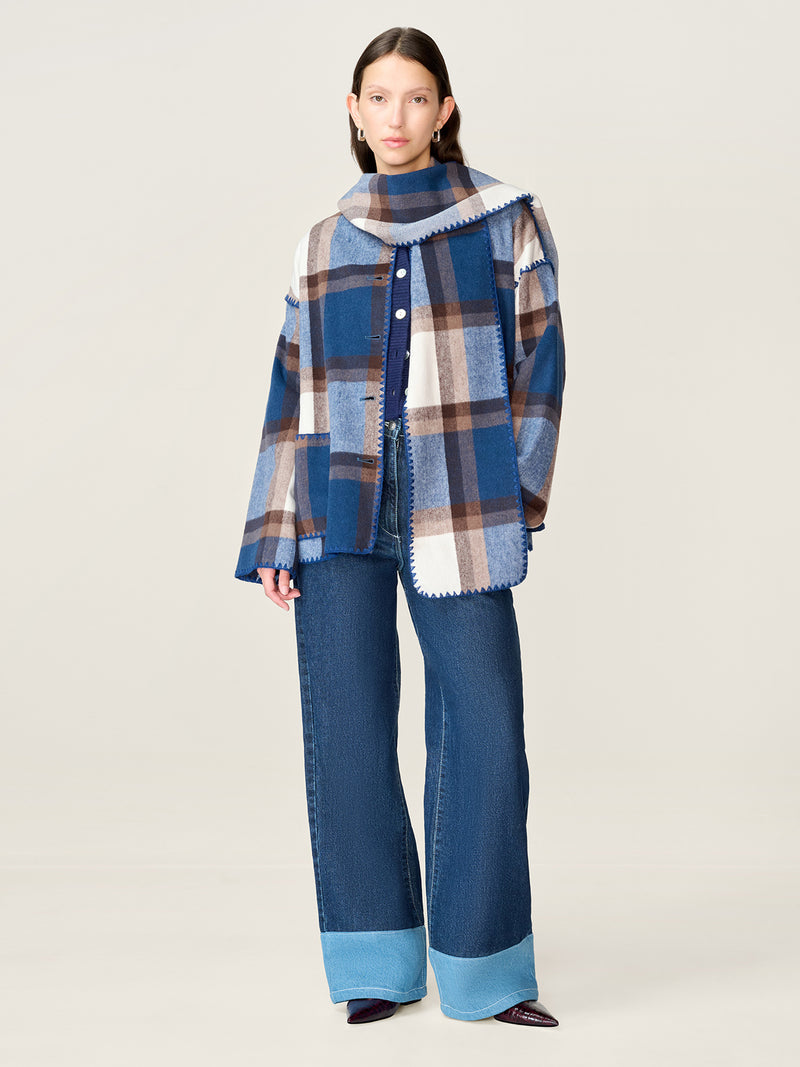 Paolo Jacket in Blue Check
