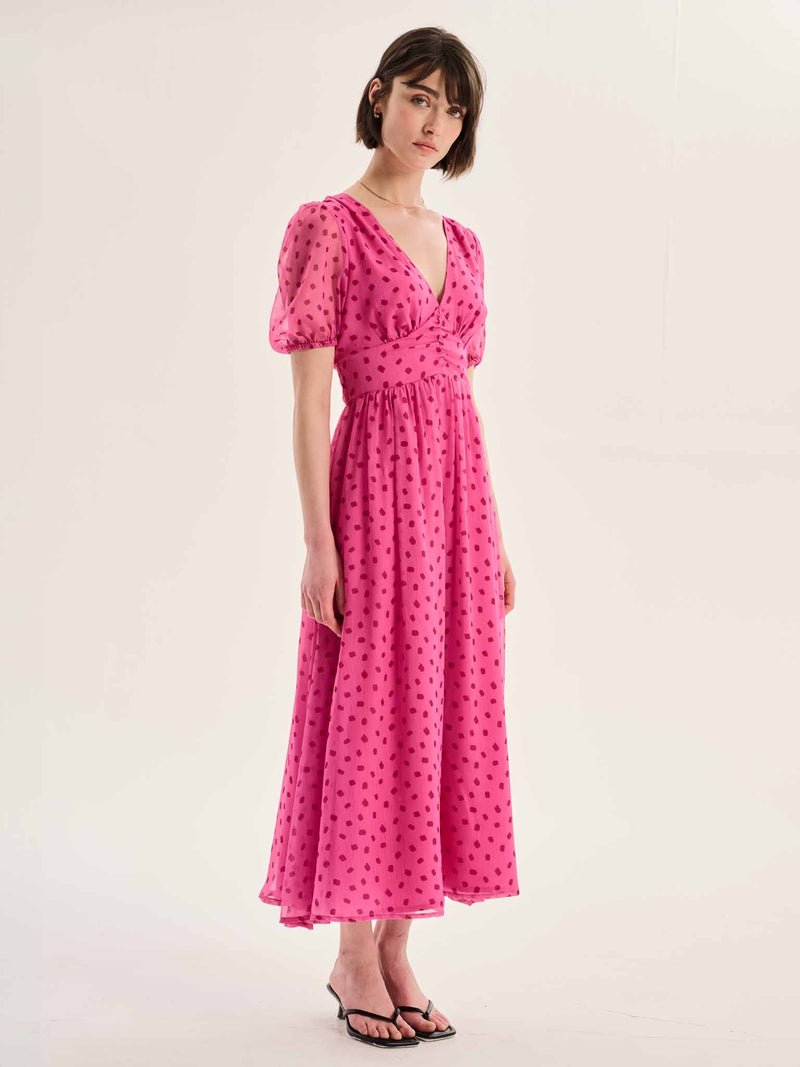 Raphaela Dress in Pink Print