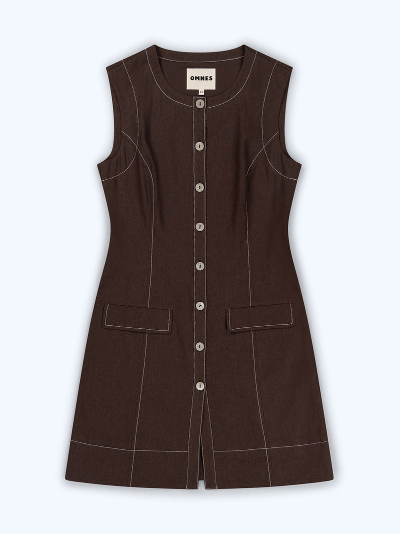 Raphi Dress in Chocolate