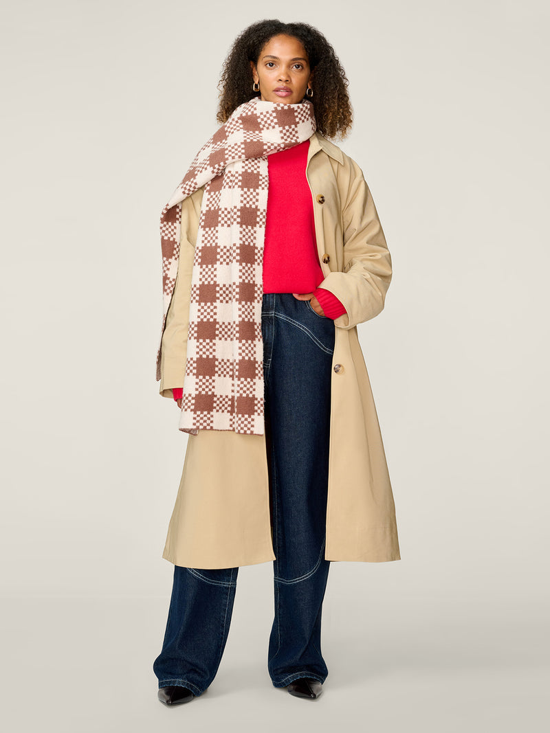 Rejina Check Scarf