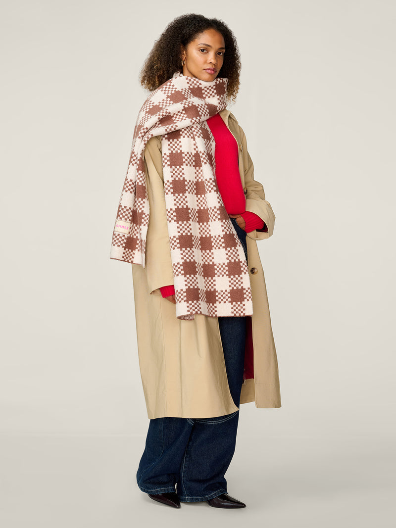 Rejina Check Scarf