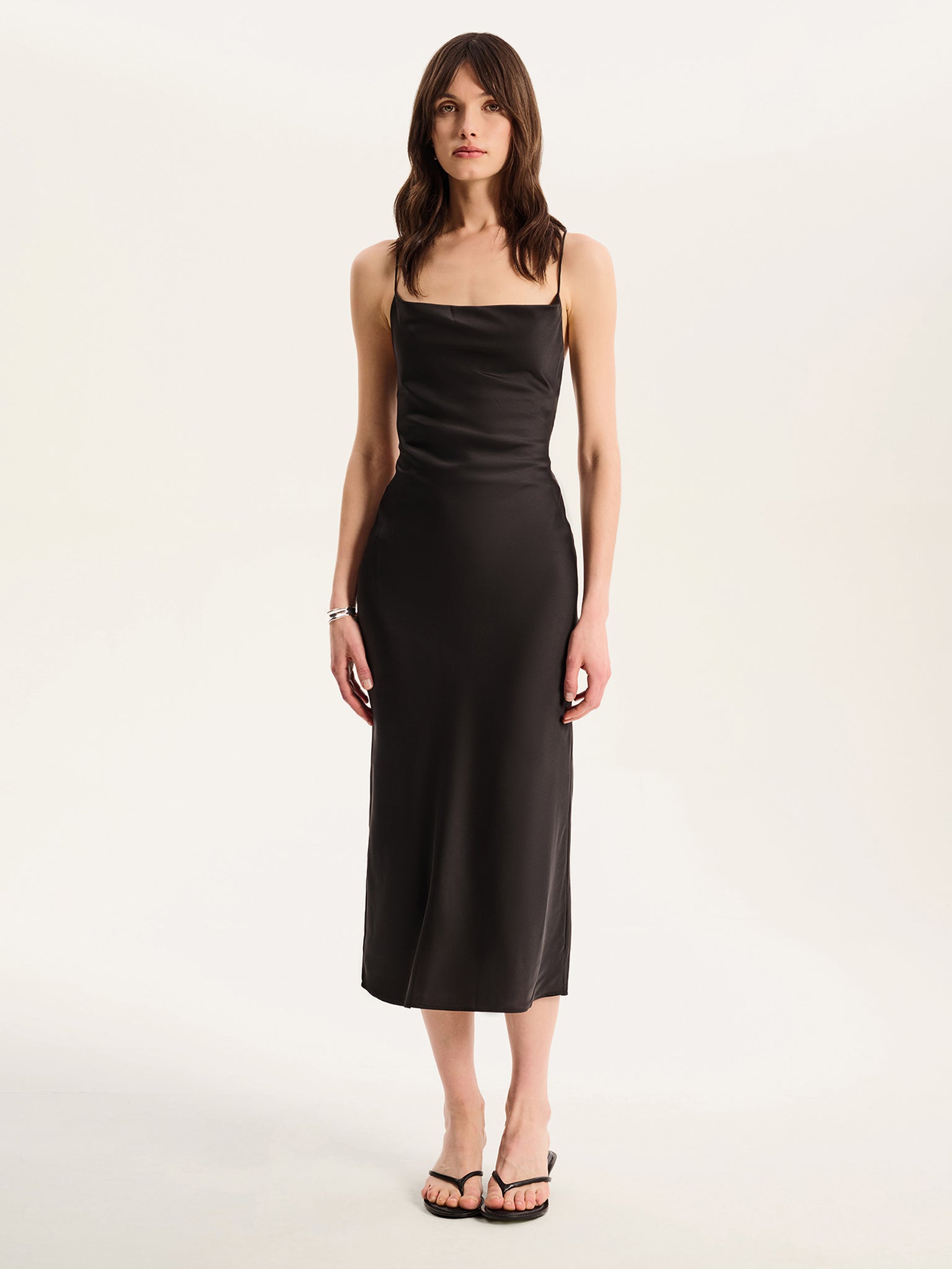Omnes Riviera Satin Midi Dress - UK 16 Omnes Riviera Satin Midi Dress - UK 16