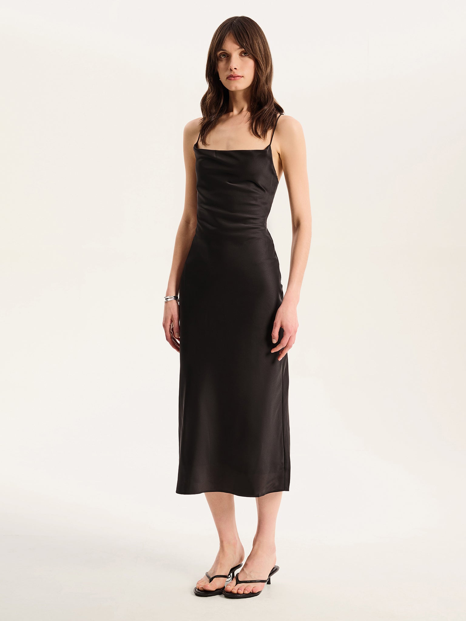 Omnes Riviera Satin Midi Dress - UK 16 Omnes Riviera Satin Midi Dress - UK 16