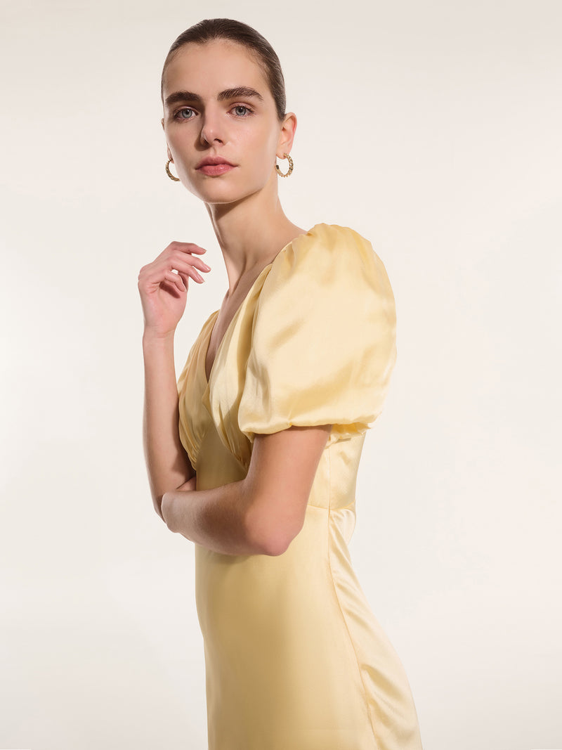 Rosie Dress in Vintage Yellow