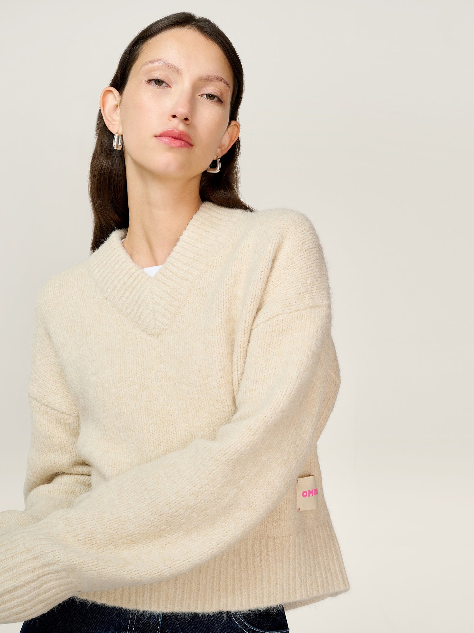 STUDIO OMNES Daria Jumper in Cream