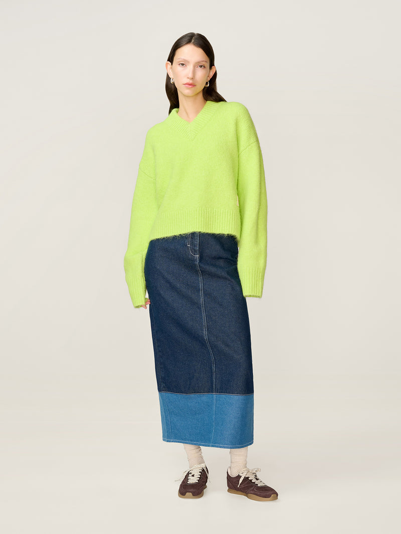 STUDIO OMNES Daria Jumper in Green