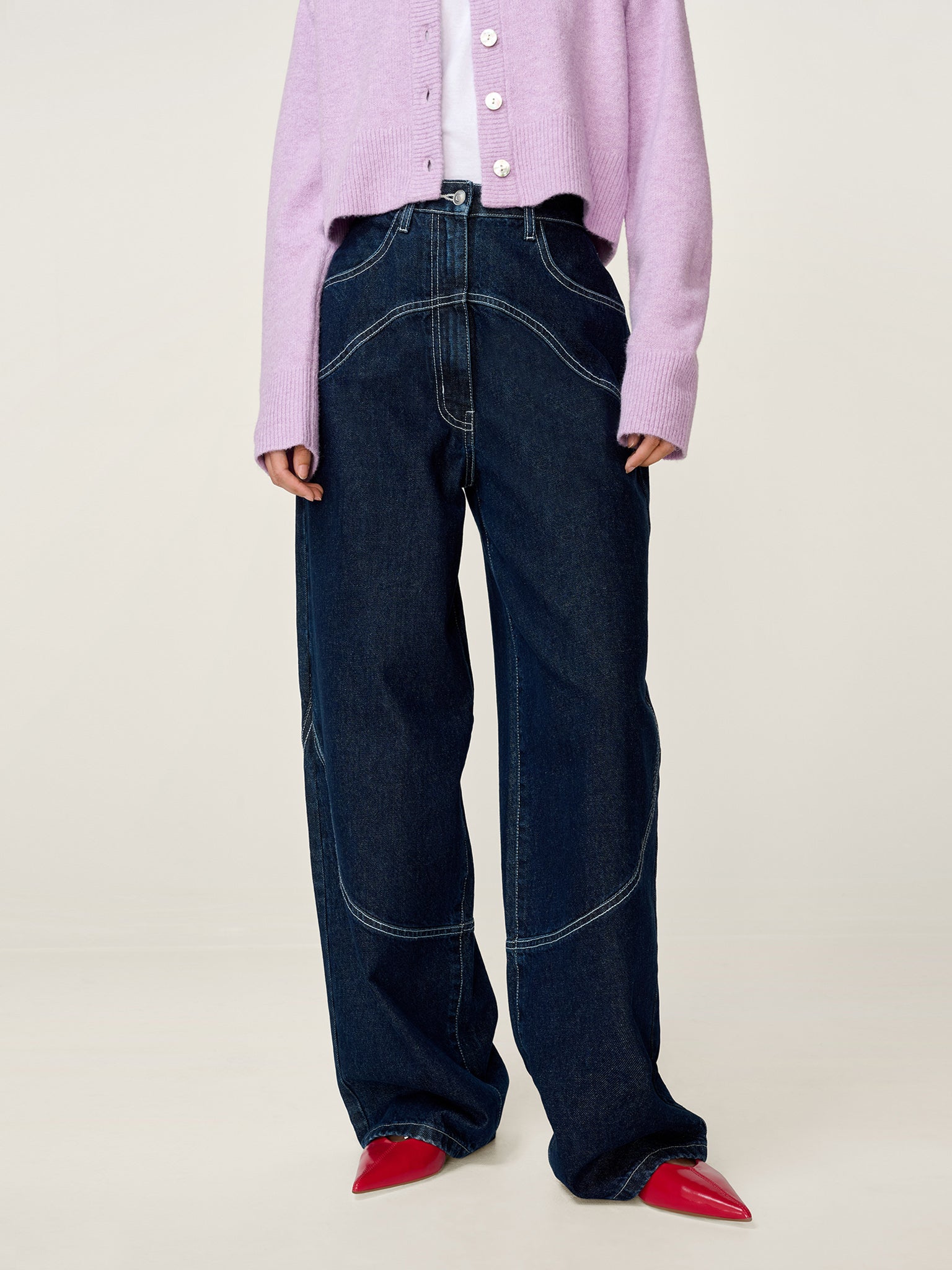Zola Jean in Dark Indigo Wash – OMNES