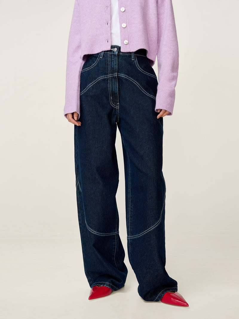 Zola Jean in Dark Indigo Wash