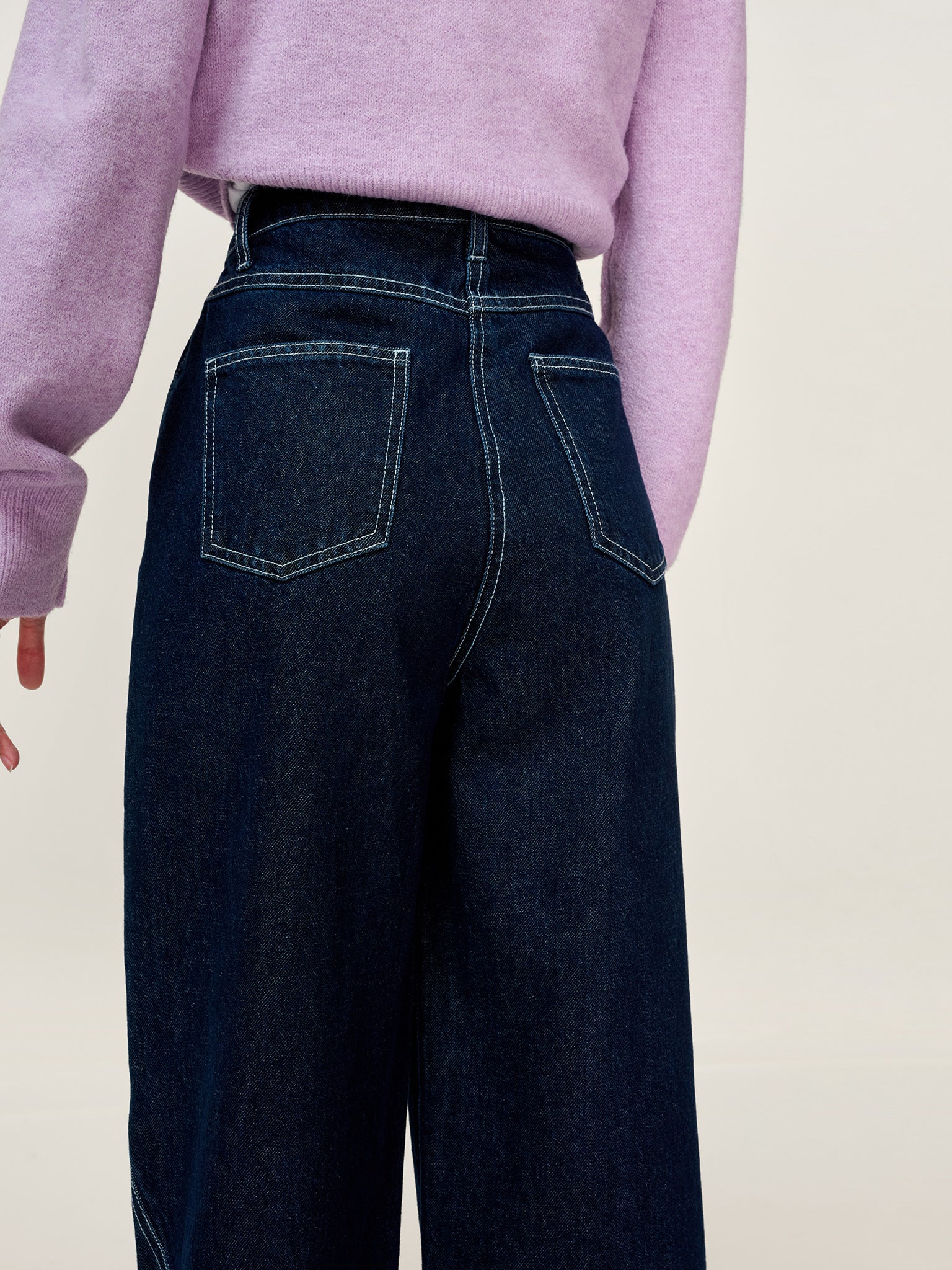 Zola Jean in Dark Indigo Wash – OMNES