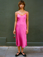Load image into Gallery viewer, Rosanna Lace Slip Dress in Pink
